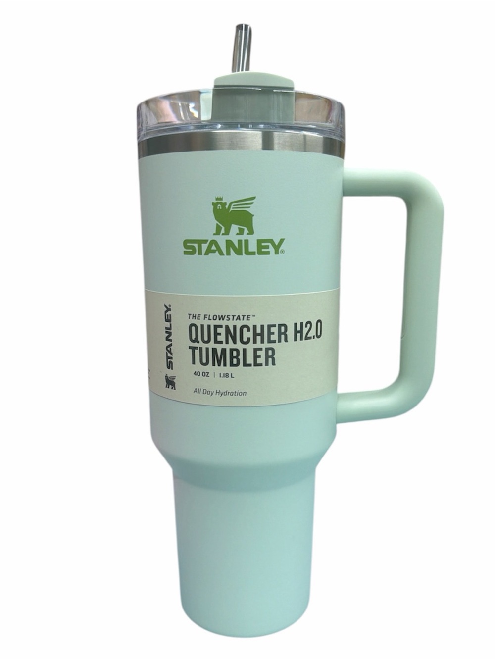 Stanley Quencher H2.0 Tumbler in Seafoam Green